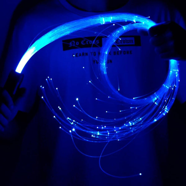 AKEPO Fiber Optic Whip, LED Whip Lights Space Dancing Party Rave Toy