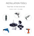 6 Pack 2 Inch 1/4" Disc Pad Holder Adapter Quick Change Disc Adapter Drill Adapter with Shank, Pad Holder Roll Lock