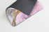 Smooffly White Gold Marble Office Mousepad, Pink Marbled Mouse Pad for Her, Marble Desk Accessory