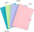 SKYDUE 4 Packs Expanding File Folder, 32 Labels, 5 Pockets A4 Letter Size Accordion Folder for School, Office