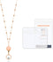 Retractable Badge Reel Lanyard with 2 Pieces ID Holder for Women, Fashion Beaded Chain Premium Stainless Steel Necklace
