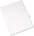 Avery Individual Legal Exhibit Dividers, 10, Side Tab, 8.5 x 11 Inches, Pack of 25