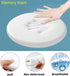 JIQHOHX 1/2/4 Packs 40cm(1 pack)) Detachable Seat Cushion, Leather Round Chair Cushion/Memory Foam Dining Chair Pad