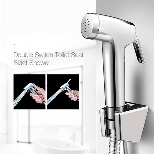 LikeHome 2 Pieces Bidet Sprayer Head Replacement for Toilet Cloth Diaper Shattaf Hand held Bidet Rinse Spray Head