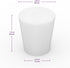 Silicone Rubber Stopper, (10-Pack, Size 4#) Tapered White Silicone Stoppers for Laboratory Sealing