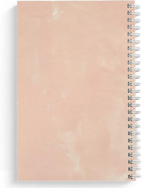 Softcover Top Of The List 5.5" x 8.5" Motivational Spiral Notebook/Journal, 120 Checklist Pages, Durable Gloss Laminated Cover, White Wire-o Spiral. Made in the USA