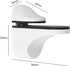 Generic 3-22mm Adjustable Glass Shelf Holder Wall Mount Zinc Alloy Clamp For Thick Glass Or Wood Shelves, Polished