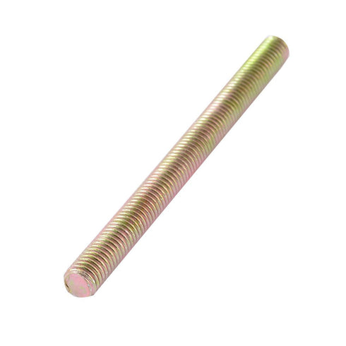 uxcell 1.25mm Pitch M8 x 100mm Male Threaded Rod Bar, Bronze Tone - 4 Pcs