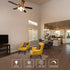 KLY G50 Bulb E12, 2700K Bulbs, 40W Bulbs A15 500LM, CRI90, Dimmable, 6 Pack Ceiling Fan Light Warm White Candelabra LED