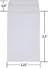Hubuki Tiny Little Seeds Saver Envelopes, 100 Pack Mini Paper Seed Envelopes (2.25"X3.5", 50 Black+50 White)