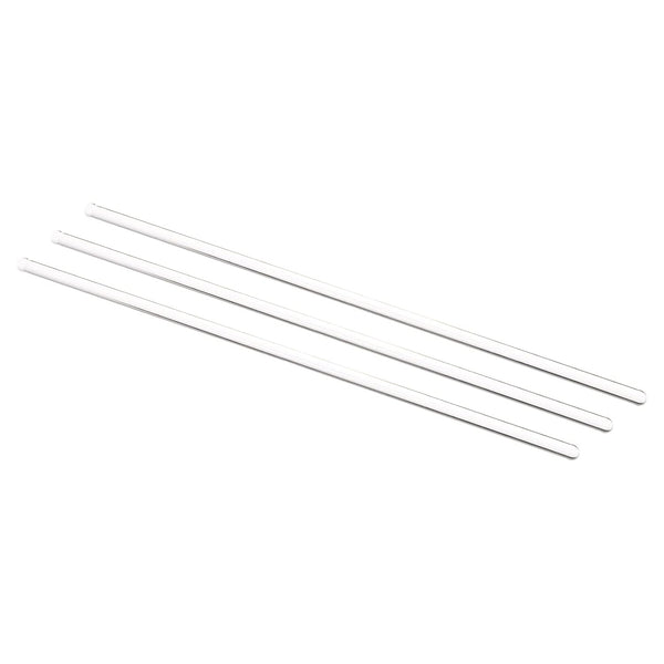MECCANIXITY 3.3 Borosilicate Glass Stir Rod, 9.84" Length, 6mm Dia Mixing Tools, 3Pcs for Lab Kitchen Science