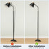 Counterweight POPETPOP Heavy Duty Plastic Lamp Base Weight Sturdy Table and Floor Lamp Chassis for Stability Corrosion