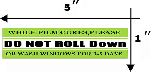 5x1 inch DO NOT ROLL Down Warning Stickers Labels ,Do Not Roll Down Text Caution Labels for Car Window Switch Tape Warning (500 Pcs)