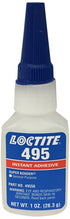 Loctite 495 Super Bonder 442-49550 1oz Instant Adhesive, Clear Color.