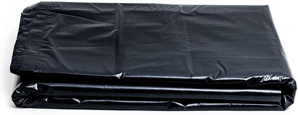 EcoQuality Strong Black Trash Bags 58 Gallon Wastebasket Receptacle Can Liner Large