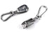 2PCS 304 Stainless Steel Single Pulley Block M15, Wire Rope Crane Pulley Block with 2PCS Spring Snap Hook.