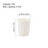 uxcell Corundum Alumina Crucible Cup 5ml High Form for Foundry Melting Casting Refining