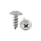#10 x 1/2" Stainless Steel Sheet Metal Screws, 18-8 Marine Phillips Truss Head, Self Tapping Screws, Pack of 50