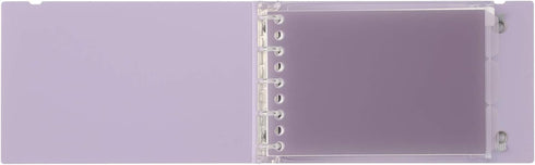 Maruman FM63-30 Mini Size Loose Leaf Binder, Light Purple, Into One Plus, 5 Holes