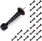 HOMOTEK 20 Pack Heavy Duty Solid Rigid Door Stop with Soft Rubber Tip, Zinc Die Cast Oil Rubbed Bronze
