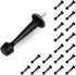 HOMOTEK 20 Pack Heavy Duty Solid Rigid Door Stop with Soft Rubber Tip, Zinc Die Cast Oil Rubbed Bronze