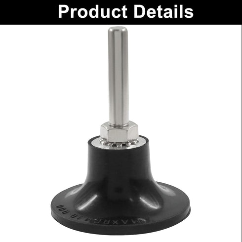 ISDVBUY 2 Pack 2 Inch 1/4" Quick Change Disc Pad Holder, Sanding Discs Holder Roll Lock Disc Pad with Shank & Hex