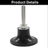 ISDVBUY 2 Pack 2 Inch 1/4" Quick Change Disc Pad Holder, Sanding Discs Holder Roll Lock Disc Pad with Shank & Hex