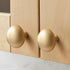 SANCHAKOU 4 Pack Dresser Knobs Brass Shoe Cabinet Bedside Table Mushroom Handle Wardrobe Door Handle Drawer Cabinet