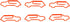 Automobile Race Car Shaped Paper Clips, 100 Count, Great for Collectors or Office Gift, Comes in Tin