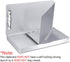 Small Aluminum Clipboard with Storage (Memo Size), Recycled Metal Snapak Form Holder Binder for Paper Size up to 5.5 x