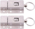 2PCS Slide Barrel Door Bolt, 3 Inch Long Stainless Steel Lock Door Bolts for Home Improvement