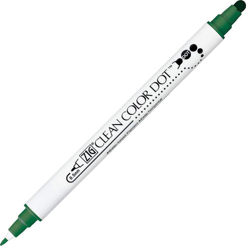 Kuretake TC-6100/6V ZIG Clean Color Dot Water-Based Pen, 6 Colors