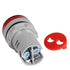 3pcs Digital Display AC Voltage Indicator, 22mm Round Head LED Voltage Tester AC50~500V