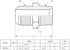 (2-PACK) 2404-08-06 Hydraulic Hose Adapter Fitting 1/2" Male JIC 37° Flare × 3/8" Male SAE Straight Pipe Connector