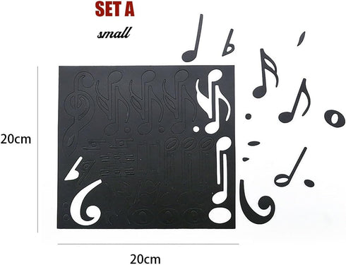 Music Theme Magnetic Music Note Symbol for Whiteboard for Teacher, Education (SET A) by lovielf