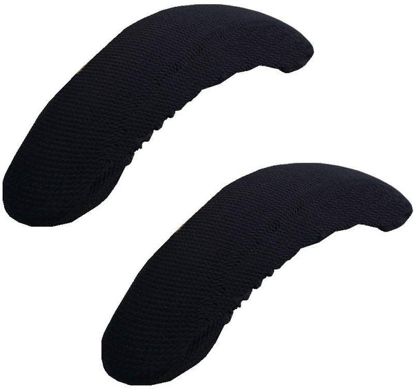 Isccdy Removable Washable Office Chair Armrest Covers - Slipcovers Pads (Black)
