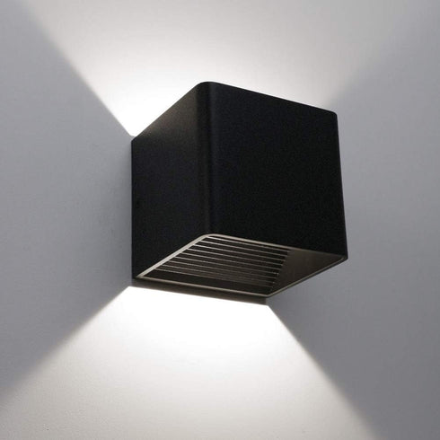 10W 4000K Aipsun Square Matte LED COB Modern Up and Down Wall Light Indoor Wall Mount Sconce Pathway Staircase Bedroom