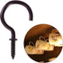 GMBYLBY 18 Pieces Ceiling Screw Hooks Outdoor String Light Hooks Household Threaded Hook for Lights Hanging Easy