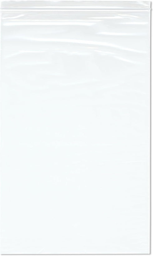 Plymor 13" x 20" Zipper Reclosable Plastic Bags (Pack of 100), 2 Mil