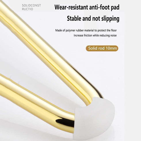 ZHAO SHOP 1PCS Light Luxury V-Shaped Sofa Foot Cabinet Foot Bedside Table Leg Metal Cabinet Foot Tv Cabinet Support