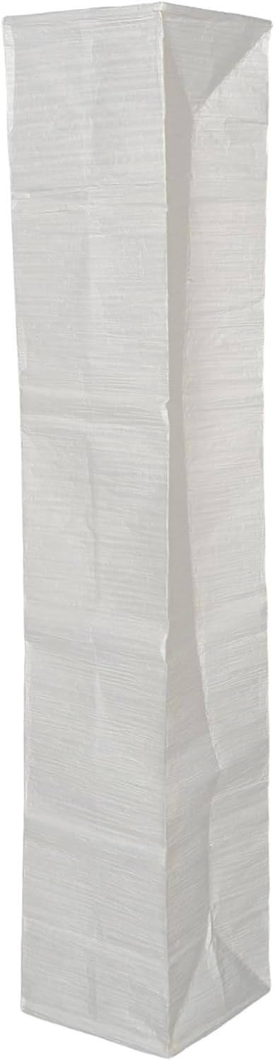 Uonlytech Japanese Paper Floor Lamp Shade: Foldable Paper Lampshade Replacement for Living