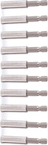 Magnetic Extension Socket Drill Bit Holder, 10pcs 1/4" Hex for Power Tools