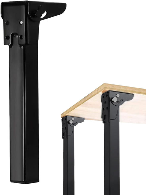 Generic Foldable Legs for Table - Carbon Steel Adjustable Dinner Table Foldable Legs,Furniture Replacement Part