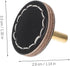2pcs DOITOOL Round Cabinet Drawer Knobs Single Leather Pull Handles for Wardrobe Shoe Cabinet and Bedside Table Easy