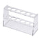 YOKIVE Clear Tube Rack, Acrylic Test Tube Holder for 25ml Lab Test Tubes, 6-Sockets