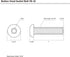 8-32 x 1" Button Head Socket Cap Bolts Screws, Stainless Steel 18-8 (304), Bright Finish, Allen Hex Drive, 50 PCS