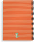 Softcover Oh Snap 8.5" x 11" Punny Spiral Notebook/Journal for Kids, 120 Wide Ruled Pages, Durable Gloss Laminated Cover, Black Wire-o Spiral. Made in the USA by Gotcha Covered Notebooks