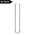 StonyLab 50 Pack Borosilicate Glass Round Bottom Test Tubes, 12mm OD X 75mm Length