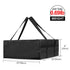 20" 20" 8" 1-Pack Bodaon Insulated Pizza Delivery Bag, x x Pizza Warmer Bags for Carry Hot, Insulated Food Delivery
