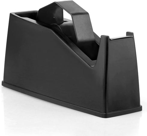 Heat Tape Dispenser - Masking Tape Holder Fits 1" and 3" Core, Desktop Tape Dispenser for Sublimation (Black)